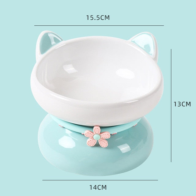 Kitty Cat Bowl - Green - Cat Bowls