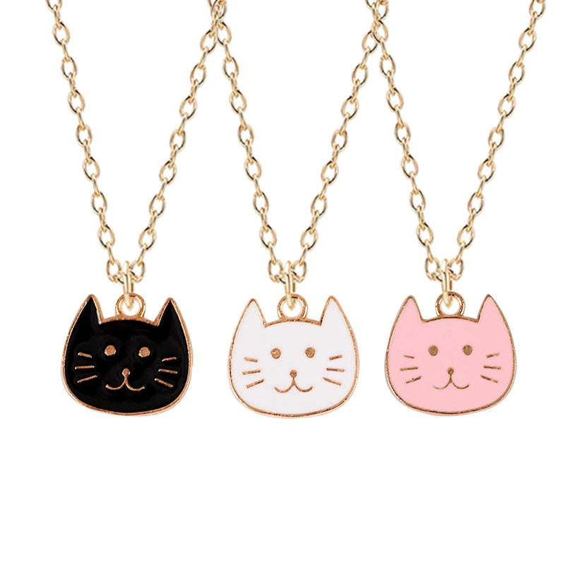Kitty Cat Necklace - Cat necklace