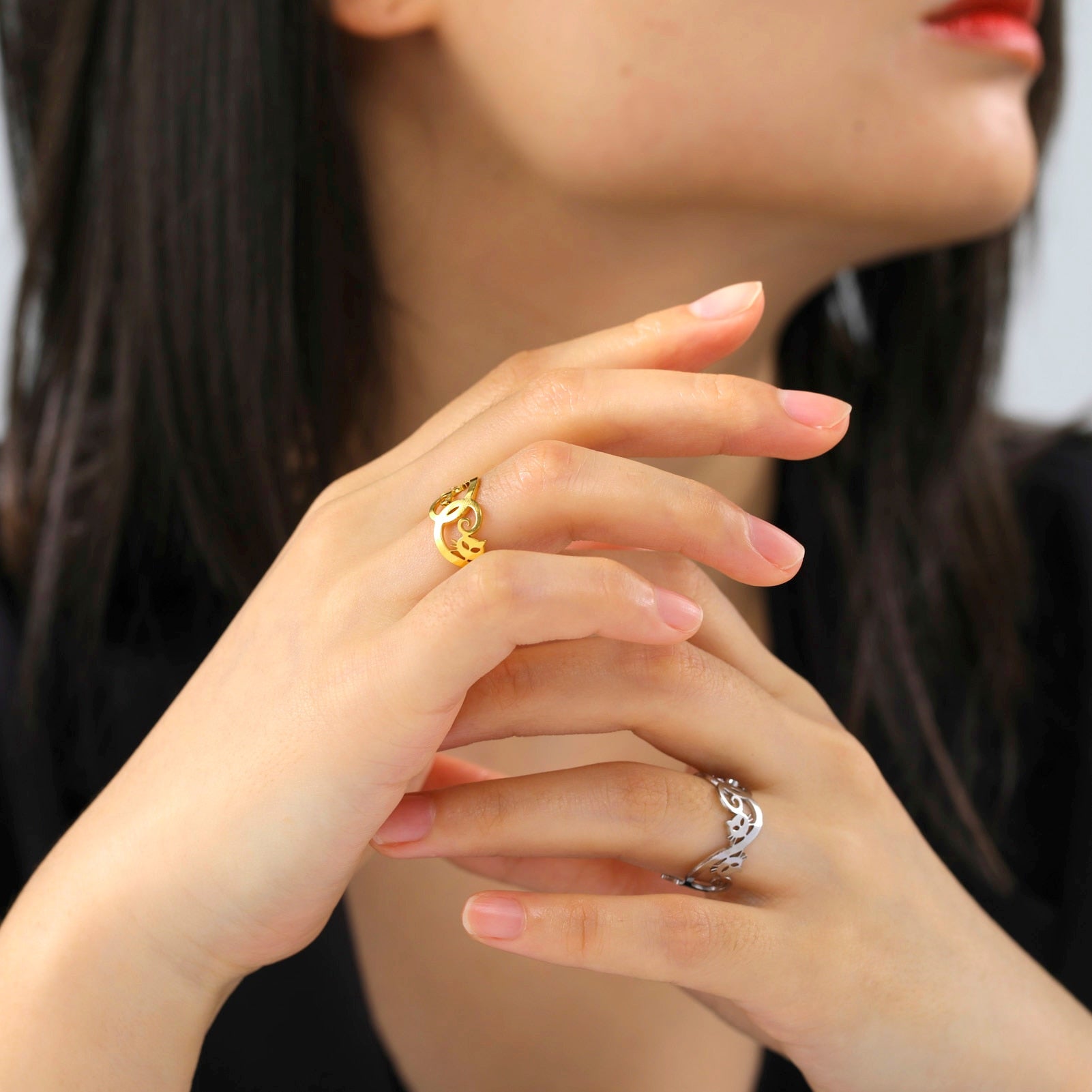 Kitty Cat Ring - cat rings