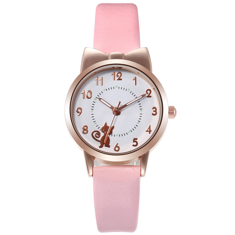 Kitty Cat Watch - Pink - Cat Watch