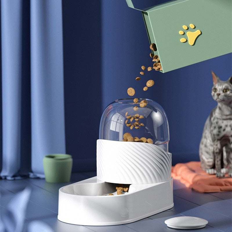 Large Automatic Food Dispenser Cat - automatic cat food