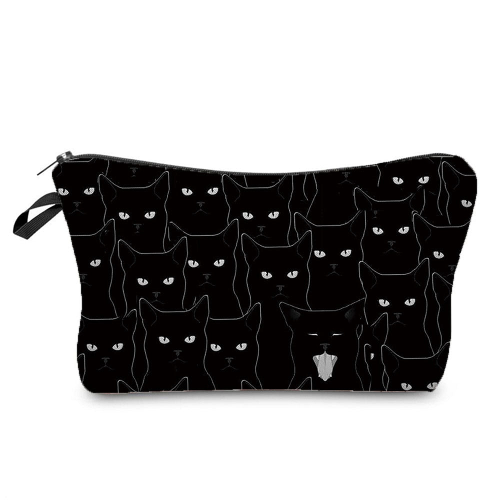 Large Cat Purse - Black - Cat purse