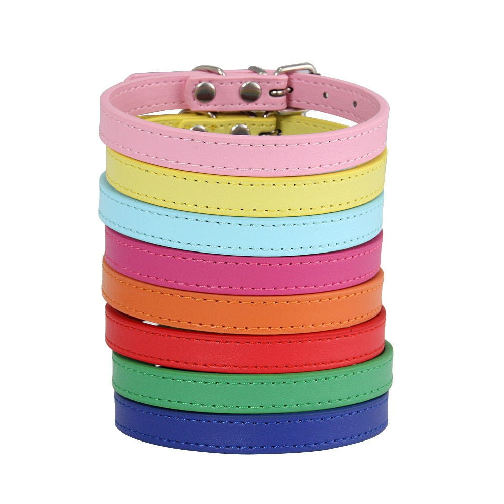Leather Cat Collars - Cat collars