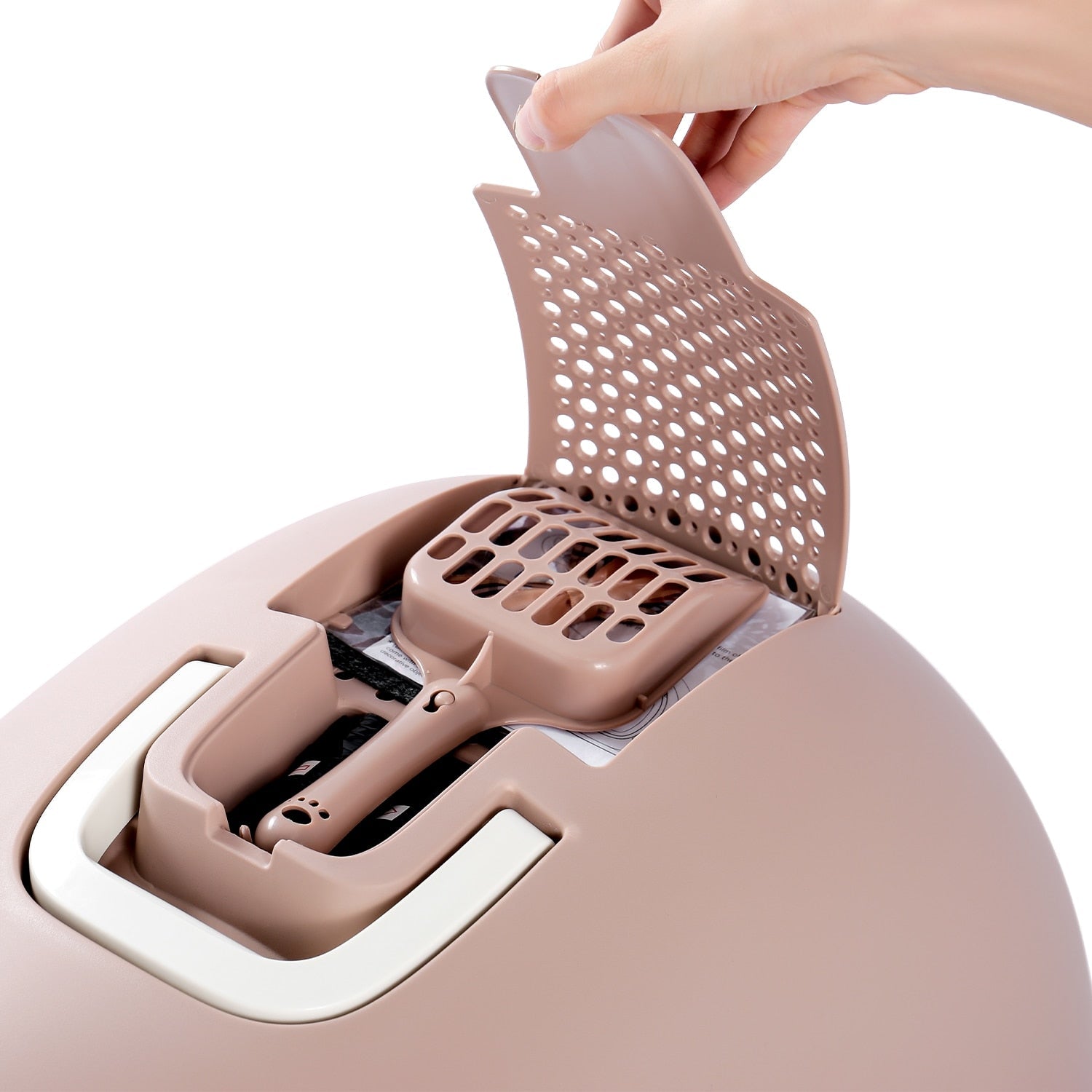 Lidded Cat Litter Box - Cat litter Box