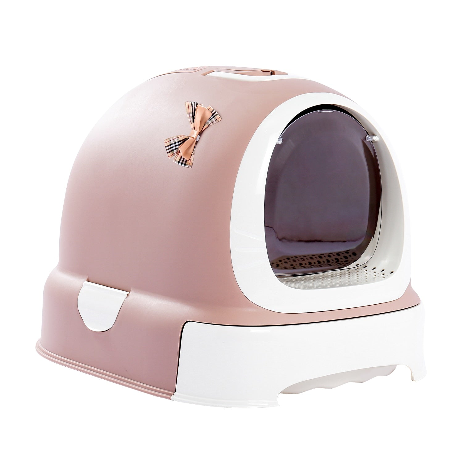 Lidded Cat Litter Box - Pink / XL - Cat litter Box