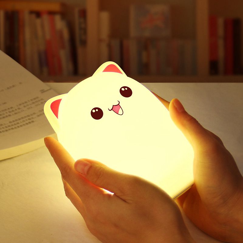 Little Cat Night Light - Pink