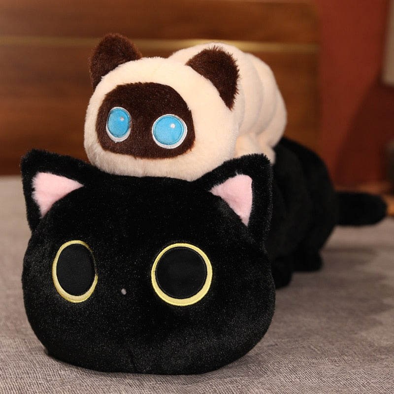 Long Black Cat Plush