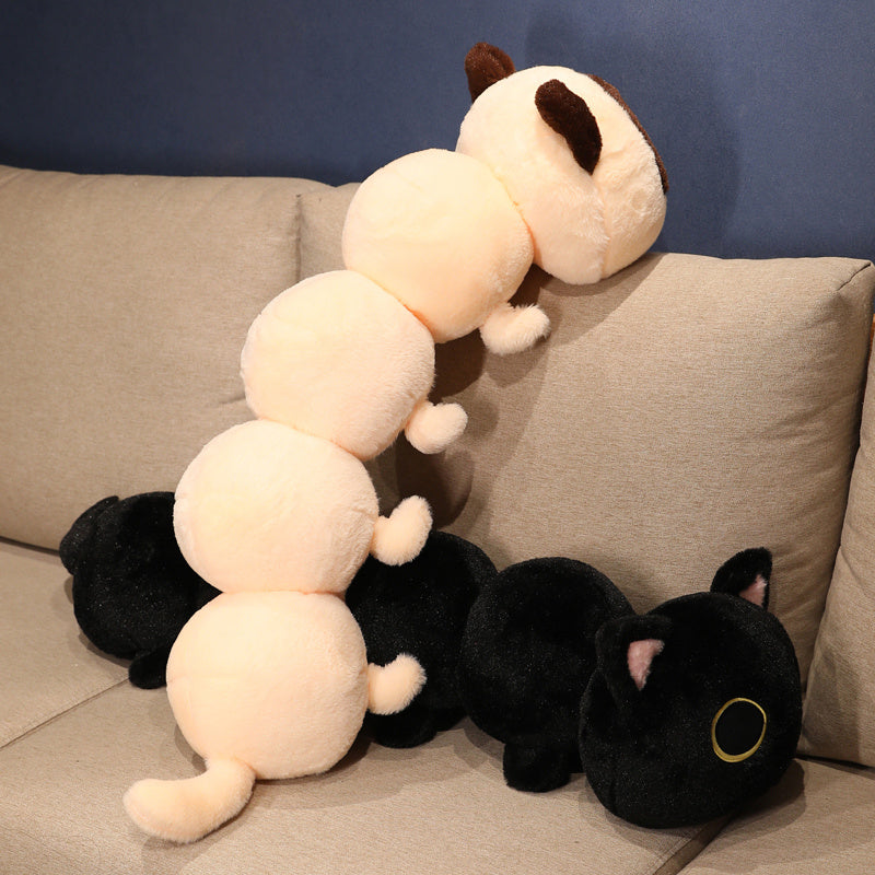 Long Black Cat Plush