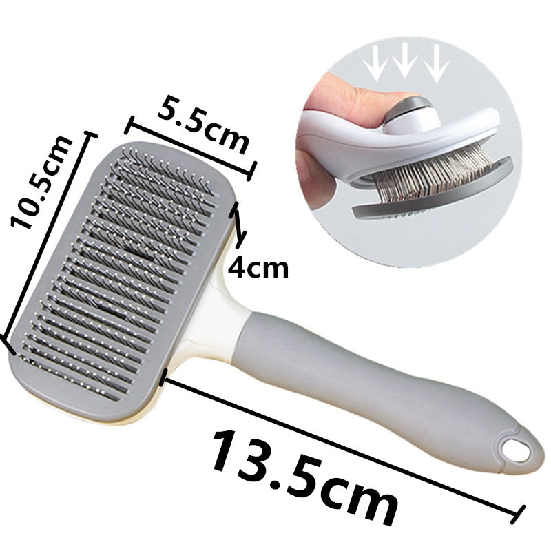 Long Hair Cat Brush - Gray