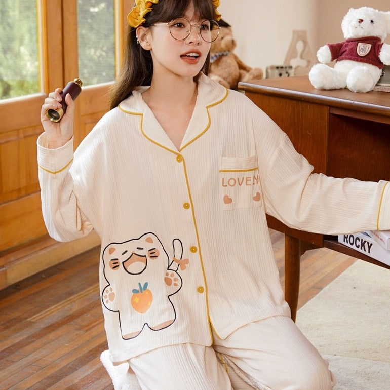 Lovely Cat Pajamas - Cat pajamas