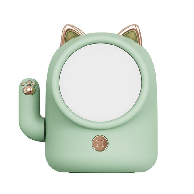 Lucky Cat Night Light - Green