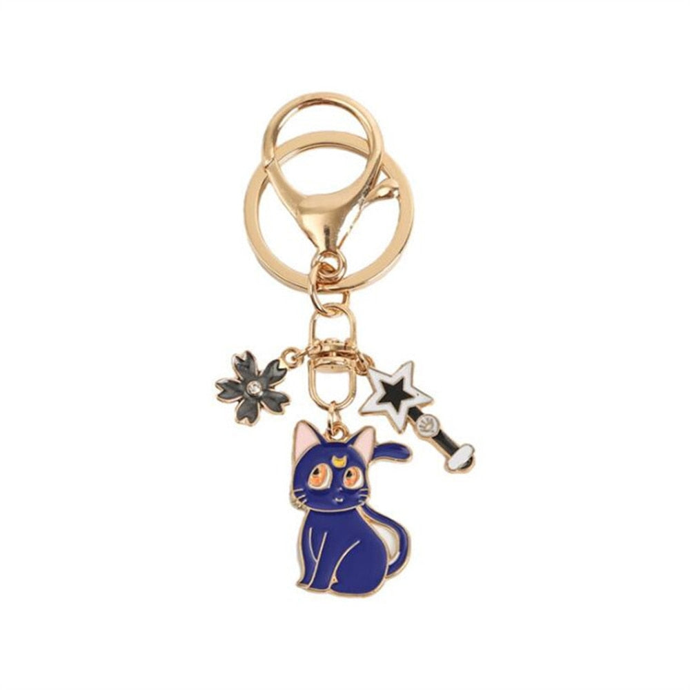 Luna Cat Keychain - Cat Keychains