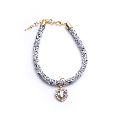Luxury Cat Collars - Silver / S (20-25cm) - Cat collars