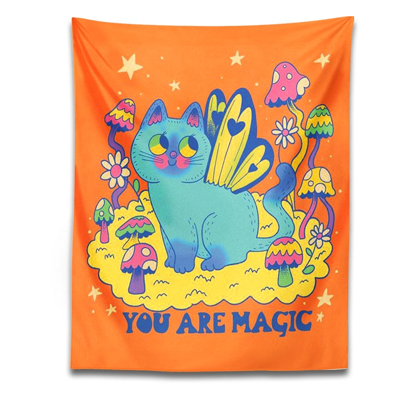 Magic Cat Tapestry - Cat Tapestry