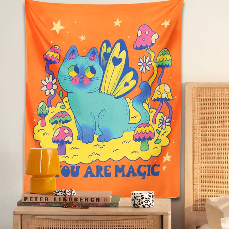 Magic Cat Tapestry - Cat Tapestry