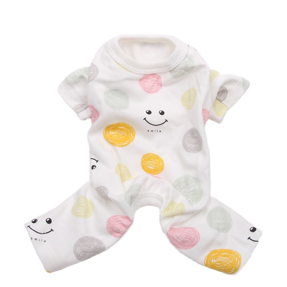 Matching Pajamas for Cats - Smiley Pink / S - Pajamas for
