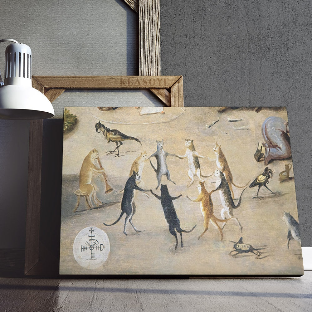 Medieval Cat Paintings