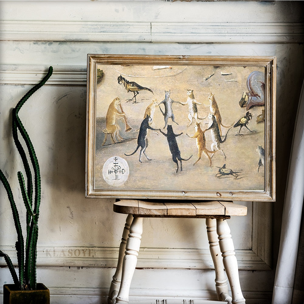 Medieval Cat Paintings