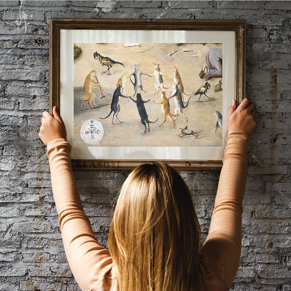 Medieval Cat Paintings