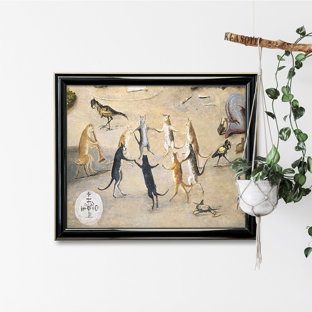 Medieval Cat Paintings