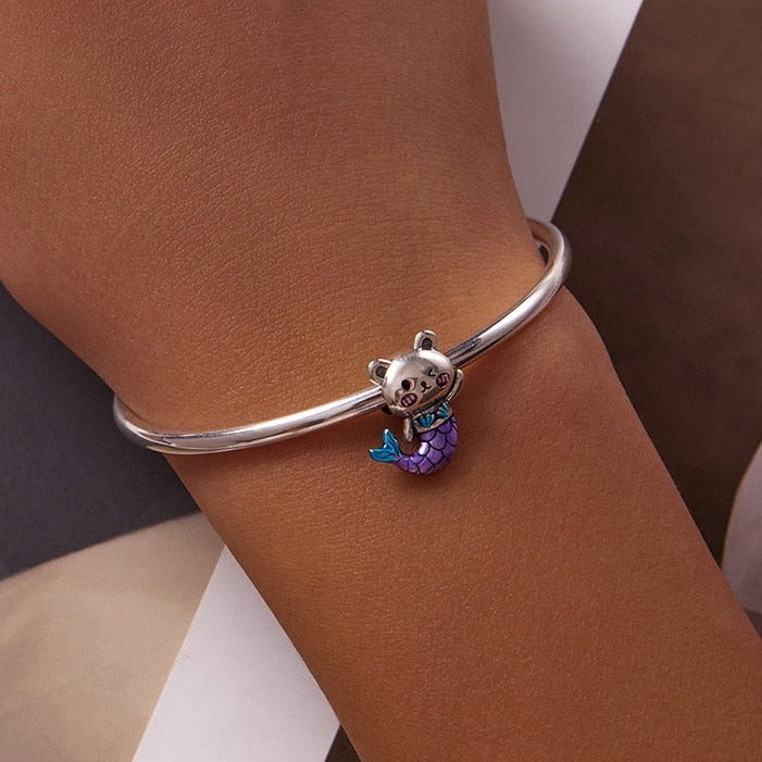 Mermaid Cat Charm - Cat charms