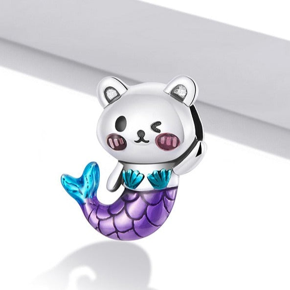 Mermaid Cat Charm - Cat charms
