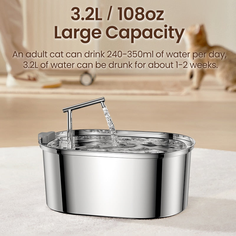 Metal Cat Water Fountain - Cat water fountain