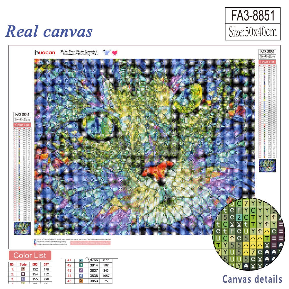 Midnight Cat Diamond Painting