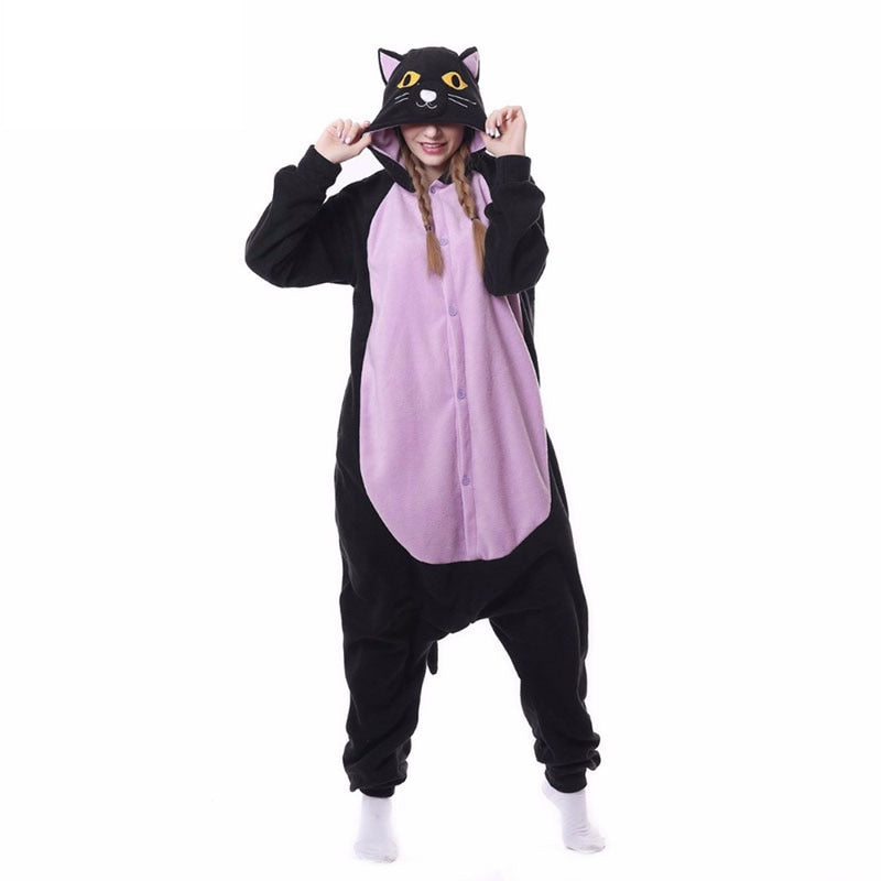 Midnight Cat Kigurumi - Cat pajamas