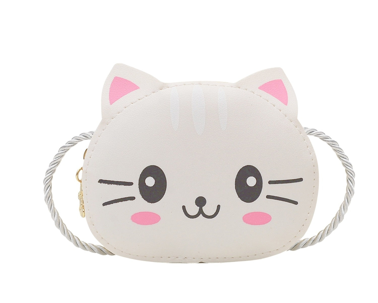 Mini Crossbody Cat Purse - White - Cat purse