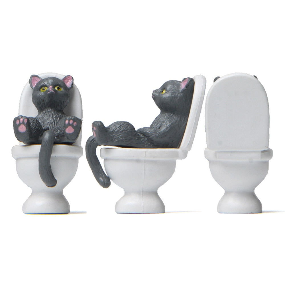 Miniature Cat Figurine