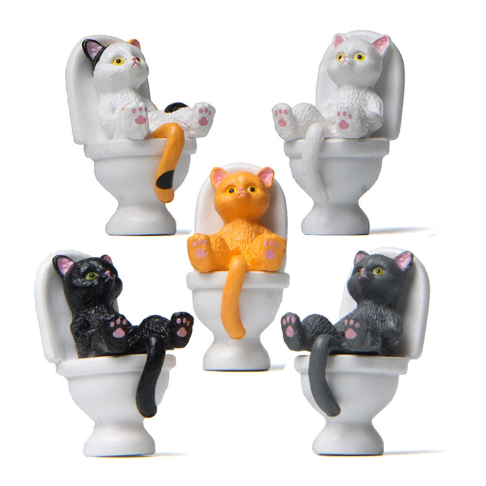Miniature Cat Figurine