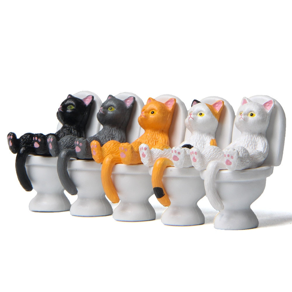Miniature Cat Figurine