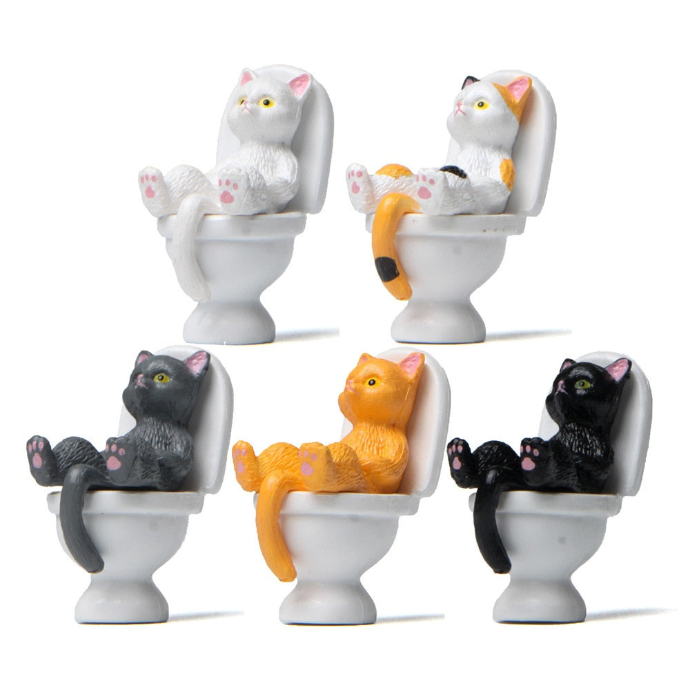 Miniature Cat Figurine