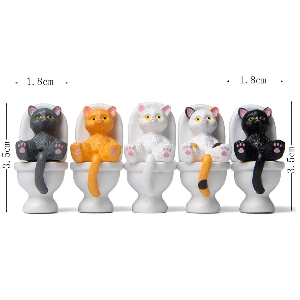 Miniature Cat Figurine