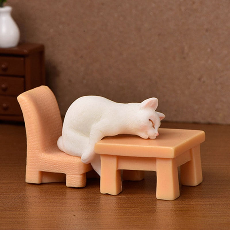 Miniature Cat Figurines