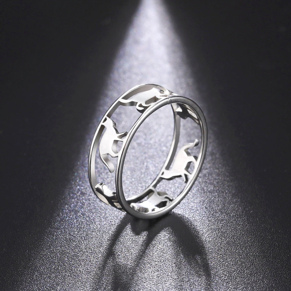Minimalist Cat Ring - cat rings