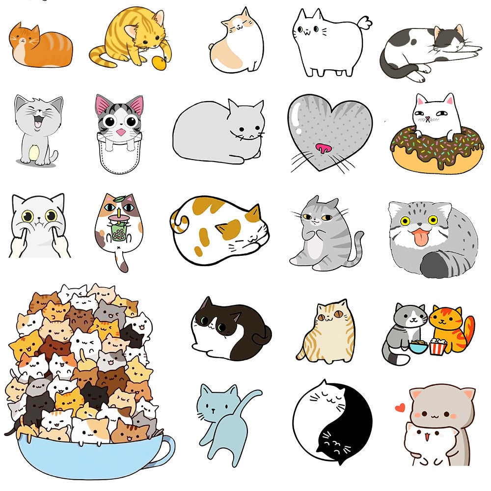 Mochi Cat Stickers