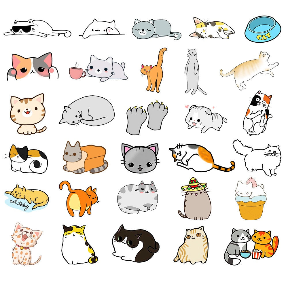 Mochi Cat Stickers