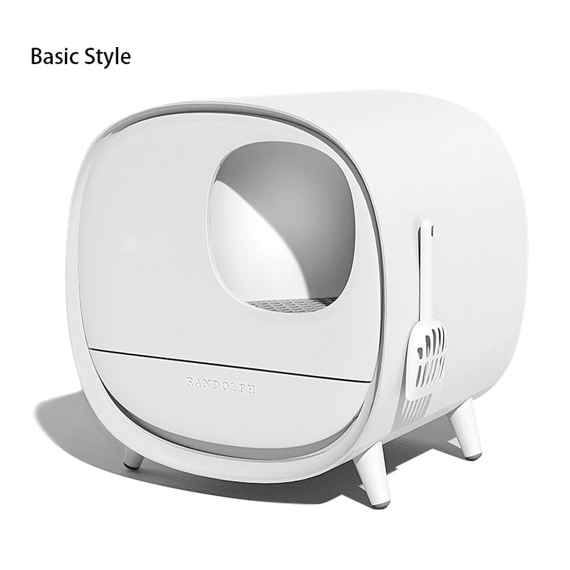 Modern Cat Litter Box - Basic White - Cat litter Box