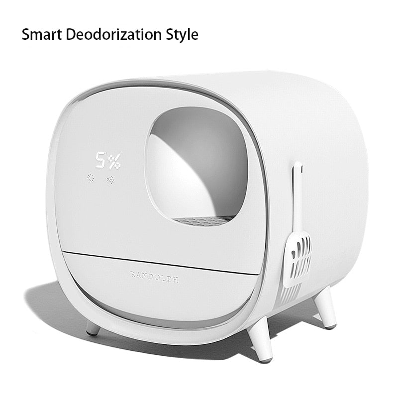 Modern Cat Litter Box - Smart White - Cat litter Box