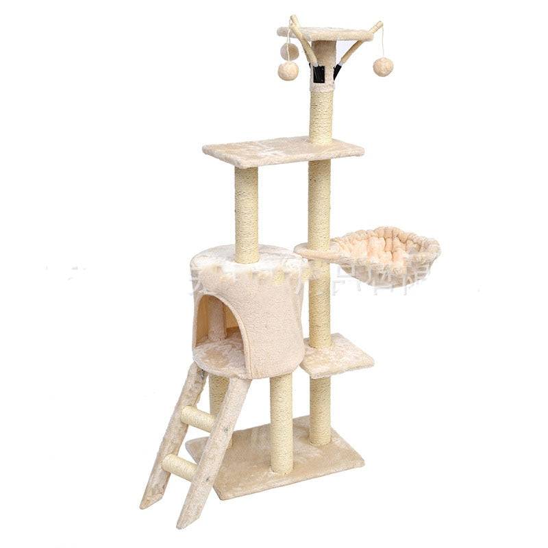 Modern Cat Scratch Post - Off White - Cat scratching post