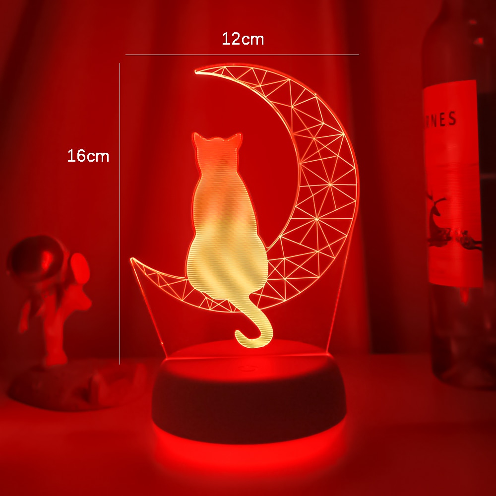 Moon Cat Night Light - Moon Cat Night Light