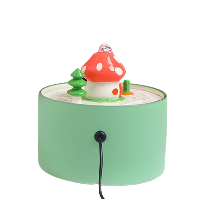 Mushroom Cat Water Fountain - Cat water fountain