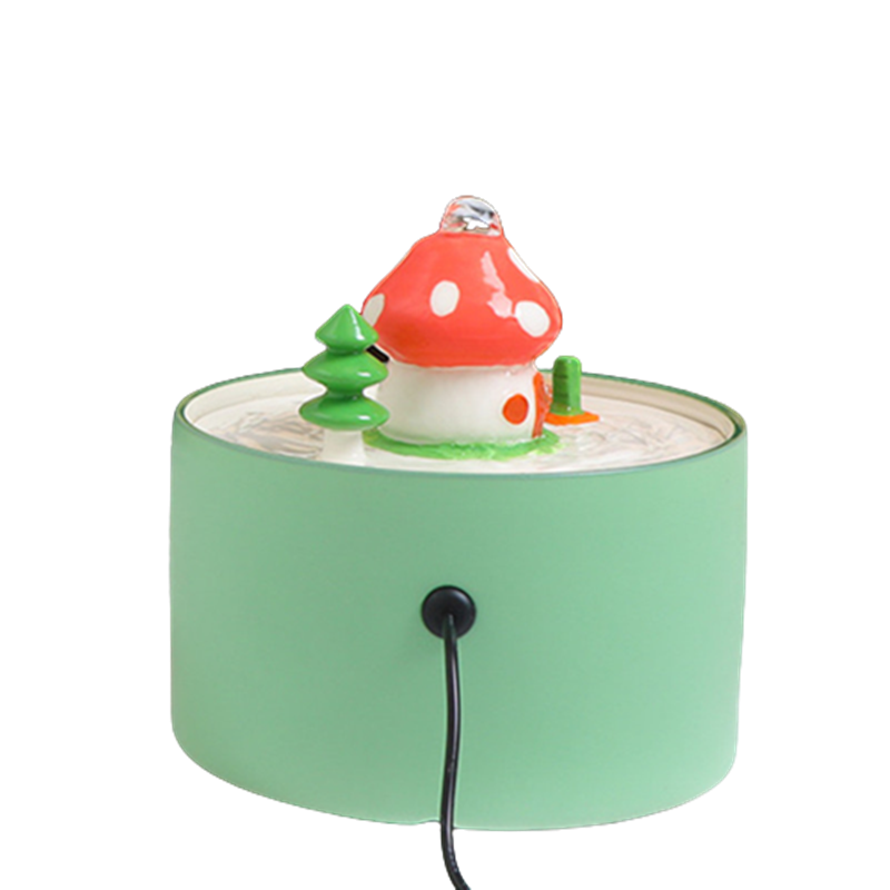 Mushroom Cat Water Fountain - Cat water fountain