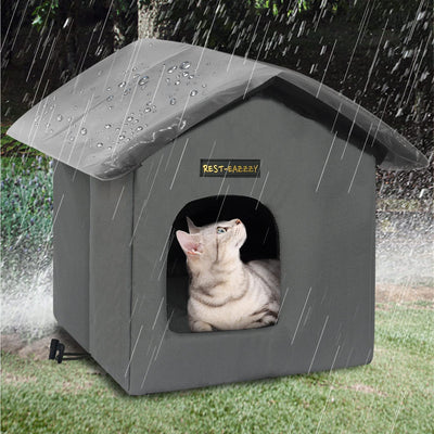 Outdoor Cat Bed - Grey / 33CMx33CMx35CM