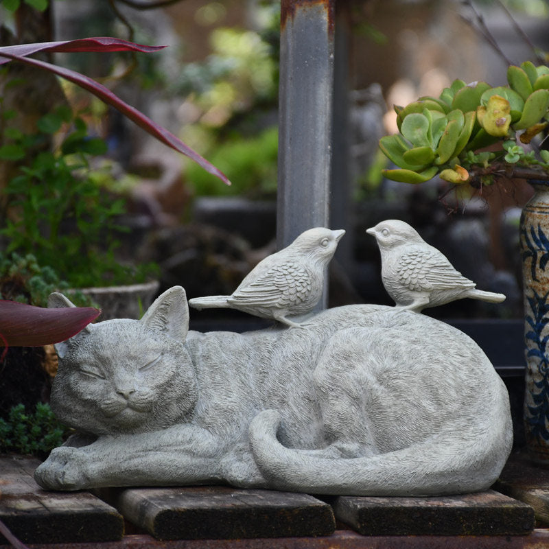 Outdoor Cat Statue