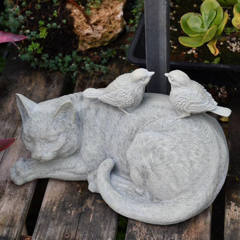 Outdoor Cat Statue