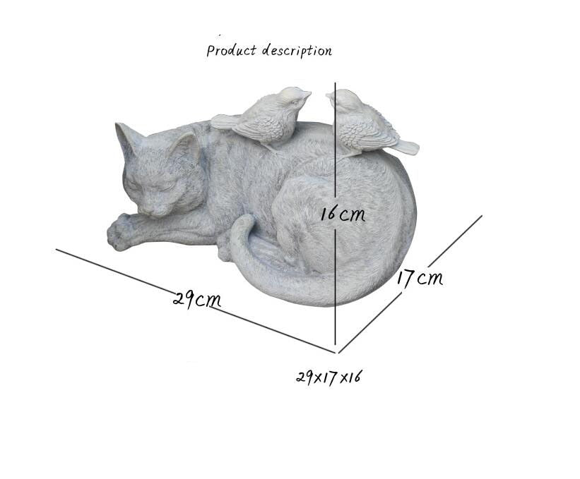 Outdoor Cat Statue