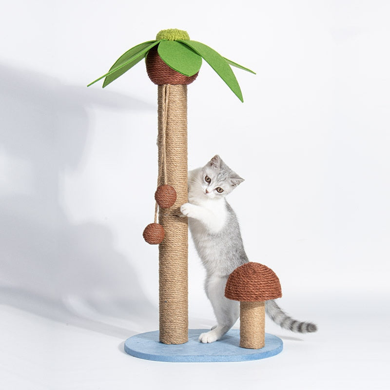 Palm Tree Cat Scratching Post - Cat scratching post